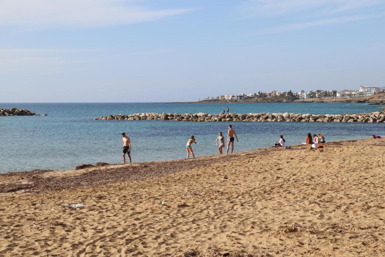 Cyking 2 Bed Apartment With Pool & 10 Min To Beach Paphos Exterior foto
